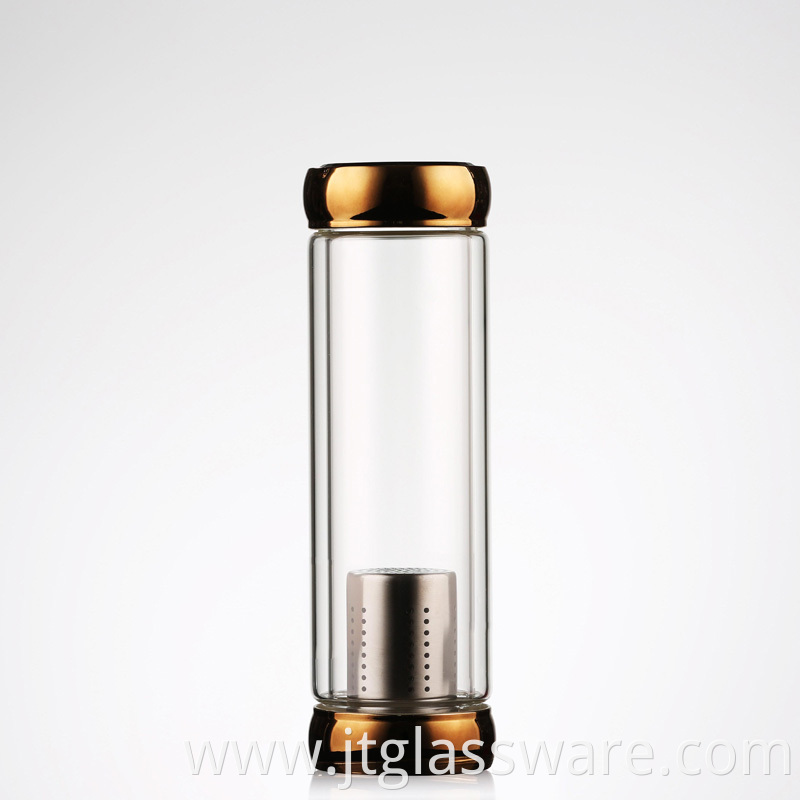 Glass Bottle Tea Tumbler